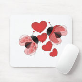 Tapis De Souris Ladybug Love (Avec souris)