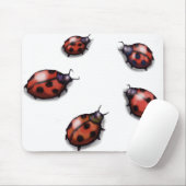 Tapis De Souris Ladybugs (Avec souris)