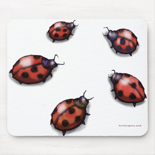 Tapis De Souris Ladybugs (Devant)