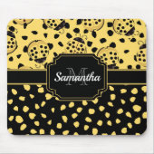 Tapis De Souris Ladybugs Jaune (Devant)