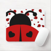 Tapis De Souris ladybugz. (Avec souris)