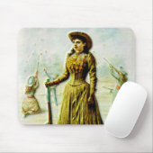 Tapis De Souris L'affiche Wild West de Buffalo Bill Annie Oakley (Avec souris)