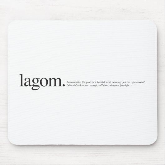 Tapis De Souris LagomWiki (Devant)