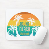 Tapis De Souris Laguna Beach Retro (Avec souris)