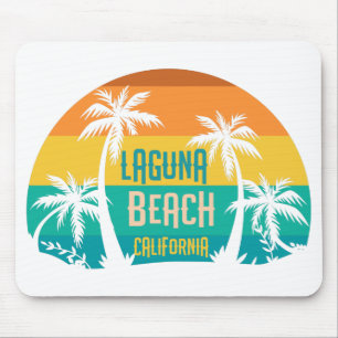 Tapis De Souris Laguna Beach Retro