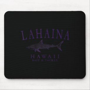 Tapis De Souris Lahaina hawaii requin vintage prune art pêche