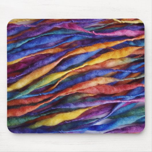 Tapis De Souris laine d'arc-en-ciel (Devant)
