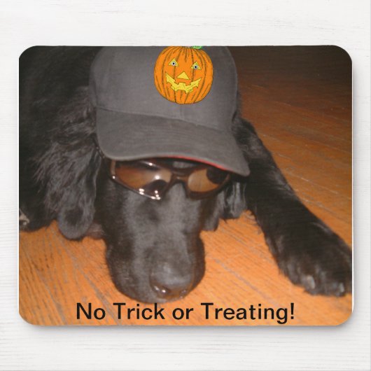 Tapis De Souris Laissé derrière cet Halloween (Devant)