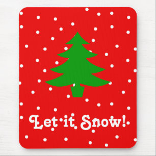 Tapis De Souris Laisse-le neiger !