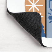 Tapis De Souris Laisser la foi briller : Thème hiver (Coin)