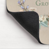 Tapis De Souris Laisser l'amour développer Script Floral Whimsy Pl (Coin)