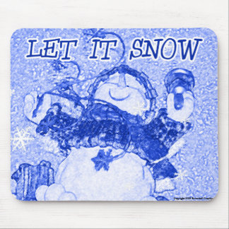 Tapis De Souris Laissez-le neiger Mousepad