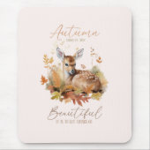 Tapis De Souris Laissez les choses passer l'automne (Devant)