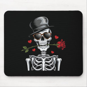 Tapis De Souris Laissez-moi être votre crâne de la Saint-Valentin,
