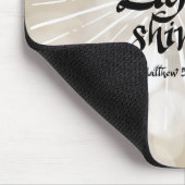 Tapis De Souris Laissez votre 5h16 léger de Matthew d'éclat. (Coin)