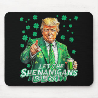 Tapis De Souris Laissons les Shenanigans commencer une drôle de St