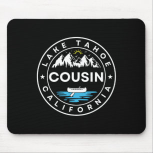 Tapis De Souris Lake Tahoe Californie Voyage Cousin Vacances Corre