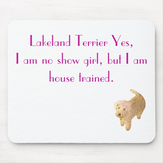 Tapis De Souris Lakeland Terrier (Devant)