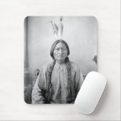 Tapis De Souris Lakota Leader assis Bull Amérindien (Avec souris)