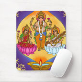 Tapis de souris Lakshmi Ganesh (Avec souris)