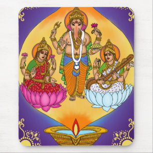 Tapis de souris Lakshmi Ganesh