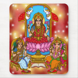 Tapis de souris Lakshmi Ganesh