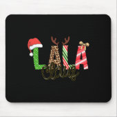 Tapis De Souris Lala Claus Xmas Happy Family New Santa Claus Chris (Devant)