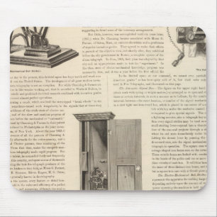 Tapis De Souris L'alarme incendie et le télégraphe de la police 