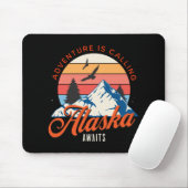 Tapis De Souris L'Alaska vous attend ! (Avec souris)