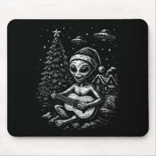 Tapis De Souris L'Alien aime Noël