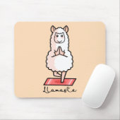 Tapis De Souris Lama de yoga - Llamaste (Avec souris)