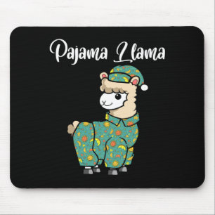 Tapis De Souris lama drôle pyjama lama heure du coucher pyjama alp