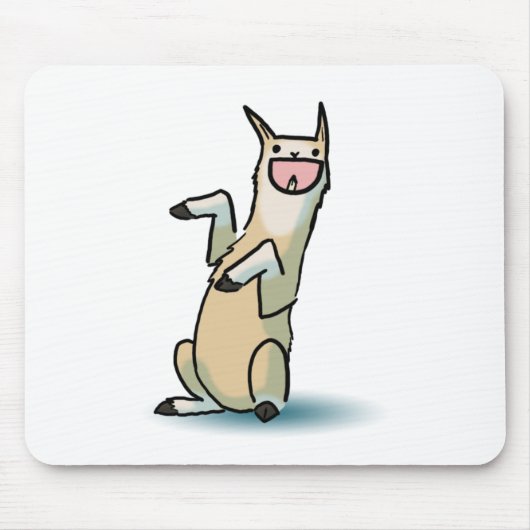 Tapis De Souris Lama heureux (Devant)