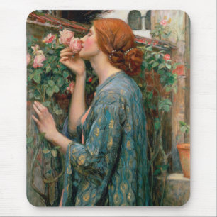 Tapis De Souris L'âme du rose - John William Waterhouse