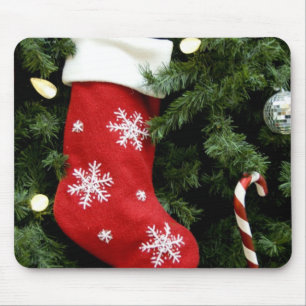 Tapis De Souris L'Amérique du Nord. Décorations de Noël sur