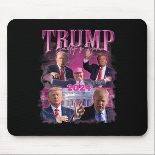 Tapis De Souris L'Amérique nous rappelle le drapeau américain Trum