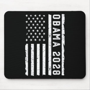 Tapis De Souris L'Amérique Vintage En Danger Drapeau Obama Pour Le