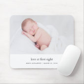 Tapis De Souris L'amour à la première vue bébé photo (Avec souris)