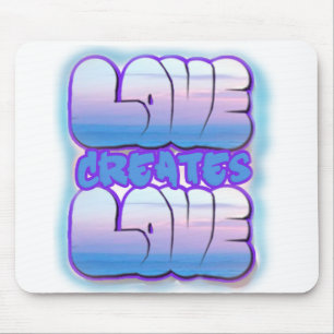 Tapis De Souris L'amour crée le mousepad mignon de cadeau d'amour