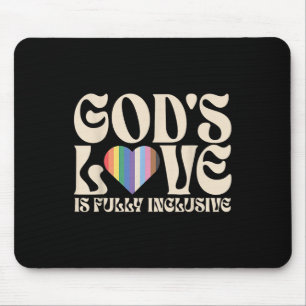 Tapis De Souris L'amour de Dieu est pleinement inclusif chrétien L