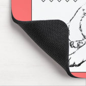 Tapis De Souris L'amour des chiots (Coin)