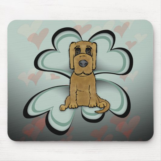Tapis De Souris L'amour des chiots (Devant)