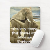 Tapis De Souris L'amour des éléphants (Avec souris)
