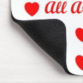 Tapis De Souris L'amour est partout (Coin)