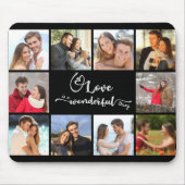 Tapis De Souris L'amour est une chose merveilleuse 10 Photo Collag (Devant)