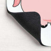 Tapis De Souris L'amour hippo rose (Coin)
