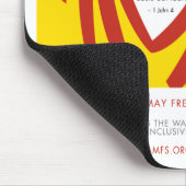 Tapis De Souris L'amour moule la crainte Mousepad (Coin)