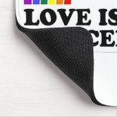 Tapis De Souris L'amour n'est pas annulé Rainbow Pride Mois (Coin)