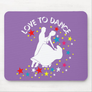 Tapis De Souris L'amour pour la danse
