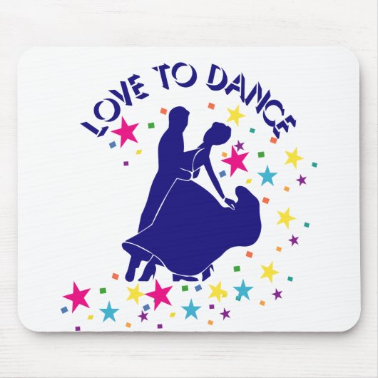 Tapis De Souris L'amour pour la danse (Devant)